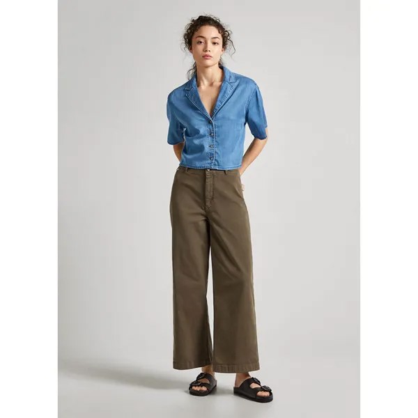 Рубашка с коротким рукавом Pepe Jeans Ava, синий