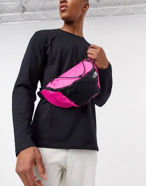 Темно-розовая маленькая сумка-кошелек на пояс The North Face-Розовый