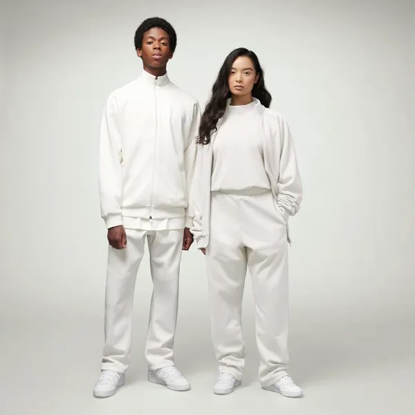 Мужская баскетбольная спортивная куртка adidas, цвет Cloud White
