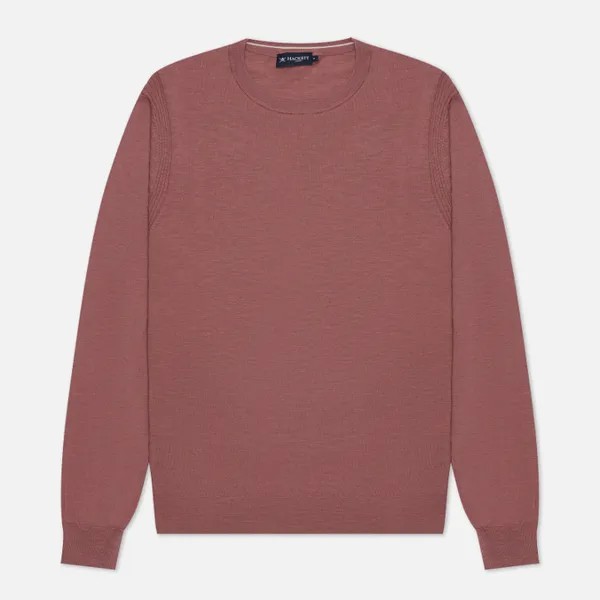Мужская толстовка Hackett Bamboo Crew Neck бордовый, Размер XL