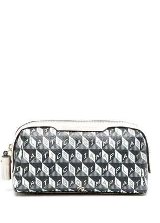 Anya Hindmarch косметичка с геометричным принтом