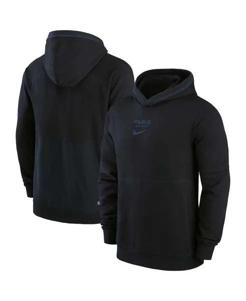Мужская темно-синяя толстовка с капюшоном paris saint-germain travel pullover Nike, синий