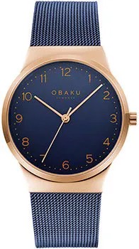 Fashion наручные  женские часы Obaku V255LXVLML. Коллекция Mesh