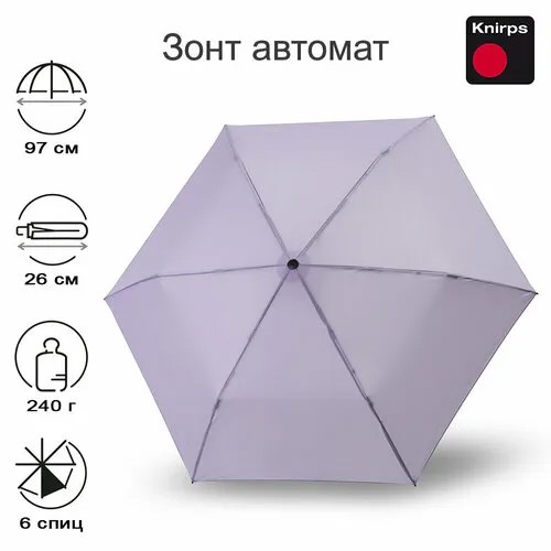 Мини-зонт Knirps, фиолетовый