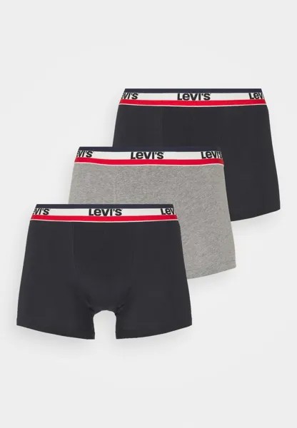 Трусы LOGO BOXER BRIEF 3 PACK Levi's, черный