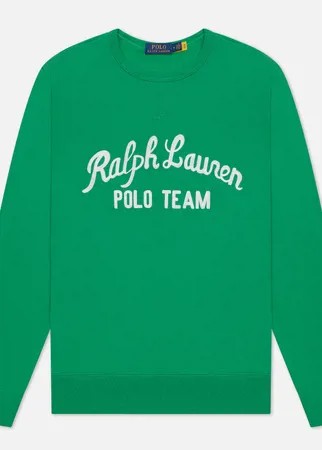 Мужская толстовка Polo Ralph Lauren Polo Team Fleece Crew Neck, цвет зелёный, размер S
