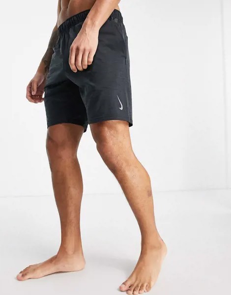Черные шорты Nike Yoga Dri-FIT-Черный