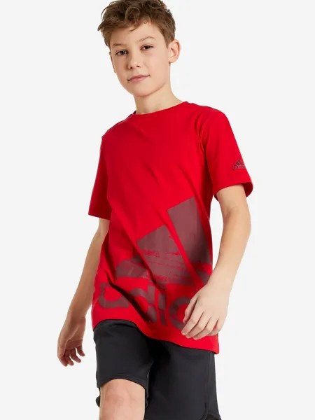 Футболка для мальчиков adidas Logo, Красный