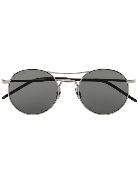 Saint Laurent Eyewear солнцезащитные очки SL421 в круглой оправе