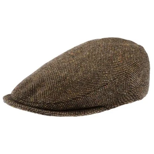 Кепка Hanna Hats, шерсть, подкладка, размер 55, коричневый