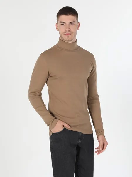 Лонгслив мужской Colin's CL1049854_Q1.V1_CML коричневый 2XL