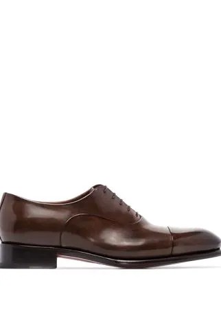 Santoni оксфорды на шнуровке
