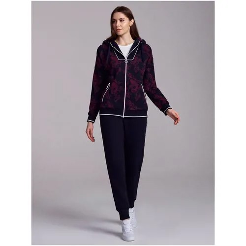 Костюм Red-n-Rock's, олимпийка и брюки, воздухопроницаемый, карманы, размер 44, фиолетовый