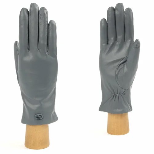 Перчатки FABRETTI, размер 6.5, серый