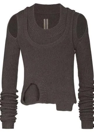 Rick Owens джемпер Banana с вырезом