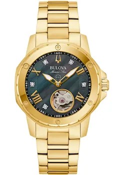 Японские наручные  женские часы Bulova 97P171. Коллекция Marine Star Ladies