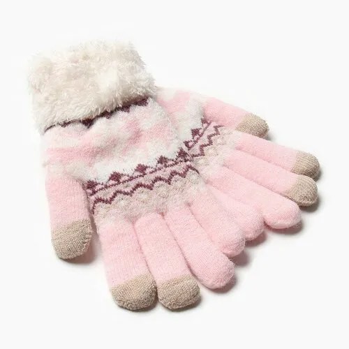 Перчатки ТероПром, размер 8, розовый