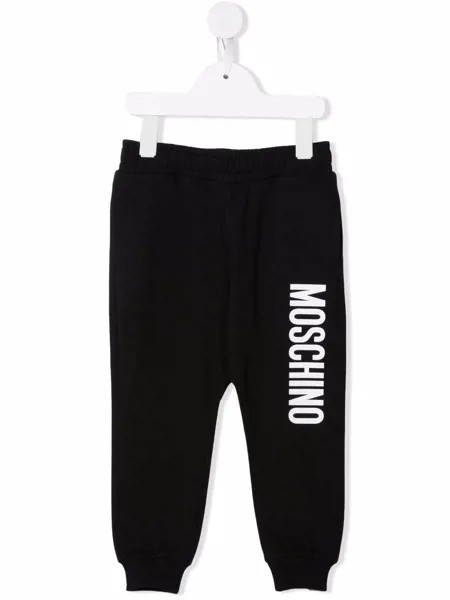 Moschino Kids спортивные брюки с логотипом