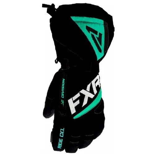 Перчатки FXR Fusion с утеплителем, Black/Mint