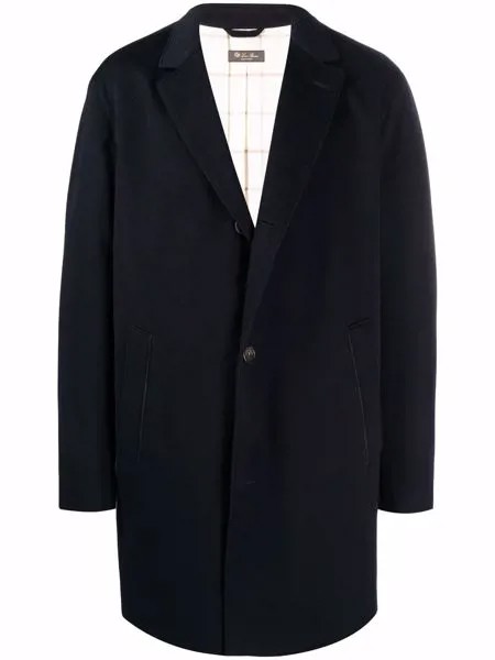Loro Piana кашемировое однобортное пальто