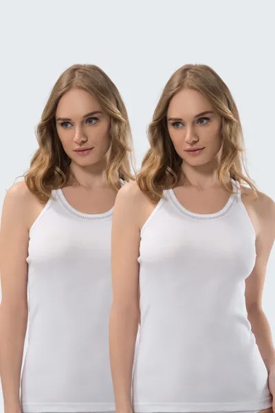 Комплект маек женских Turen T204 белых XL