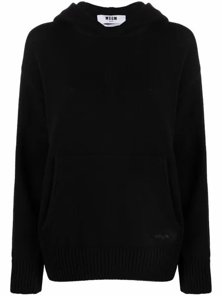 MSGM худи с вышитым логотипом