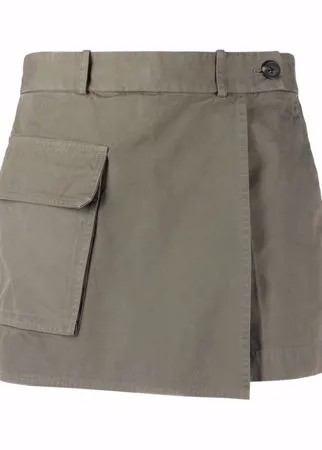 Helmut Lang юбка мини с накладным карманом
