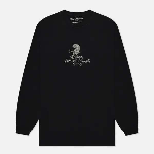 Мужской лонгслив maharishi Sak Yant Tiger чёрный, Размер XL
