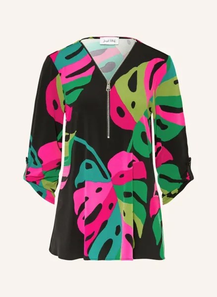 Блузка-рубашка из трикотажа с рукавами 3/4  Joseph Ribkoff, черный