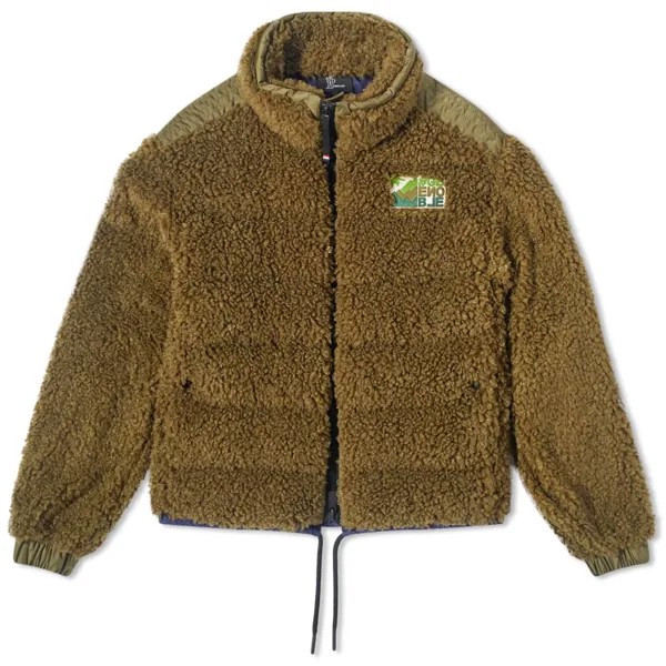 Флисовая куртка Moncler Grenoble, зеленый