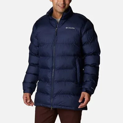 Мужская куртка-пуховик Columbia Pike Lake Mid темно-синяя