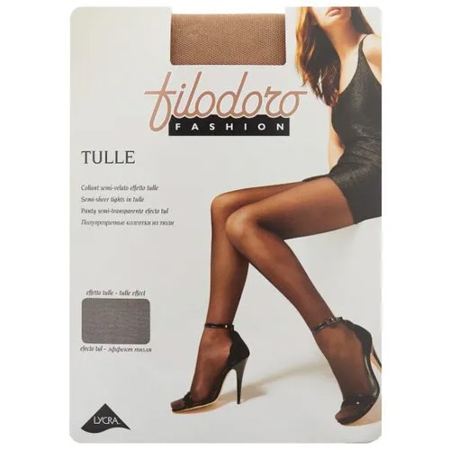 Колготки Filodoro Classic Tulle, размер 4-L, playa (бежевый)
