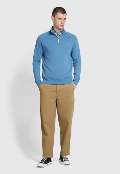 Толстовка JIM 1/4 ZIP Farah, синий