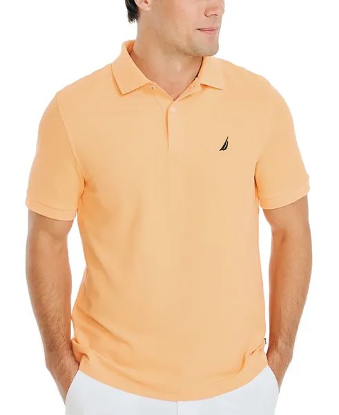 Мужская рубашка-поло классического кроя Nautica, оранжевый