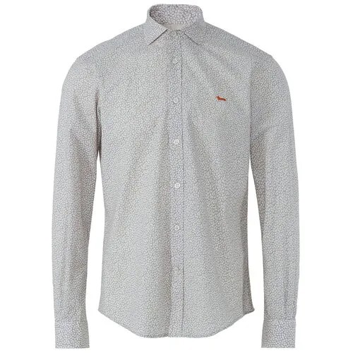 Хлопковая рубашка Harmont & Blaine CNH013 серый+принт m