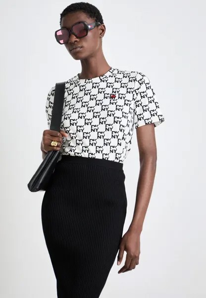 Юбка-карандаш SKIRT DKNY, черный