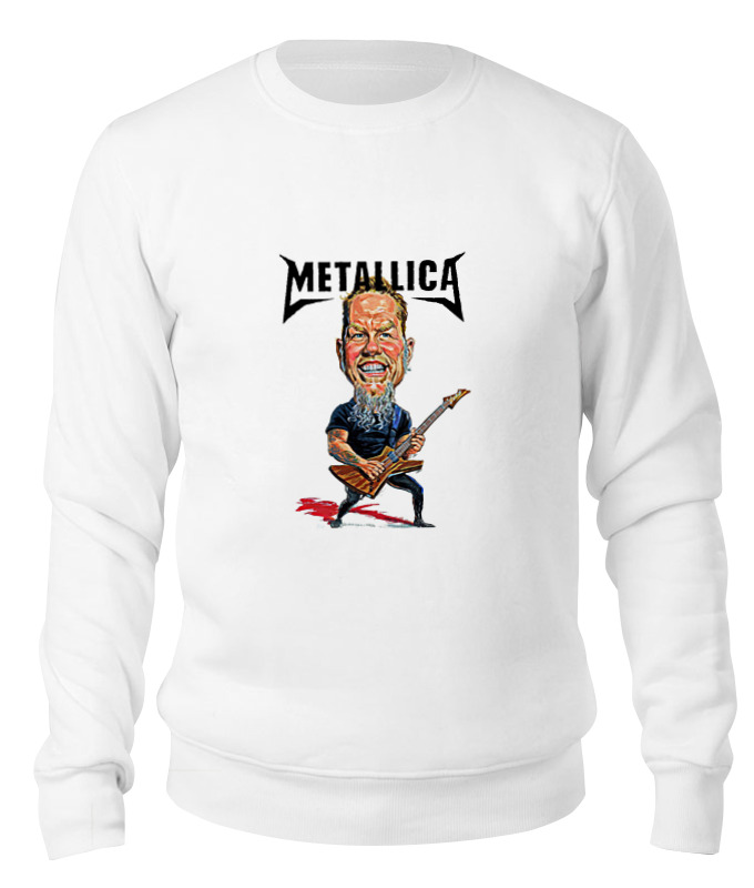 Свитшот унисекс Printio Metallica черный 2XL