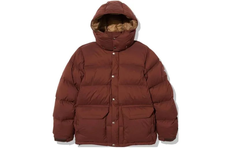 Пуховик мужской красный The North Face, красный