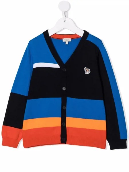 Paul Smith Junior кардиган Big Pony со вставками