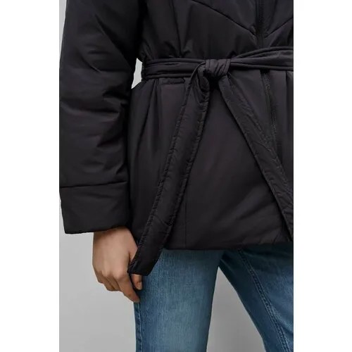 Куртка  Baon, демисезон/лето, средней длины, силуэт прямой, вентиляция, водонепроницаемая, пояс/ремень, ветрозащитная, карманы, быстросохнущая, размер 42, серый