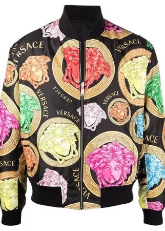 Versace бомбер с принтом Medusa Amplified