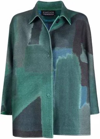 Gianluca Capannolo куртка-рубашка с абстрактным принтом
