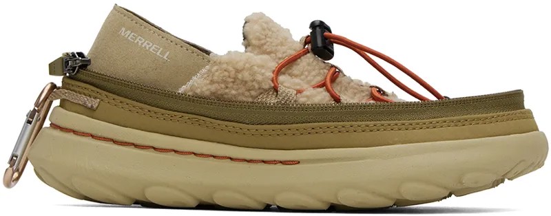 Хаки Hut Moc 2 Складные тапочки Merrell 1TRL