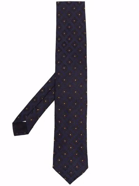 Lardini жаккардовый галстук с узором