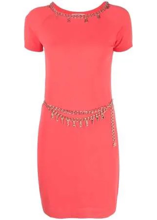 Elisabetta Franchi платье мини с цепочкой