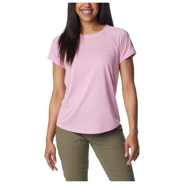 Функциональная рубашка Columbia Women's Bogata Bay S/S Tee, цвет Cosmos
