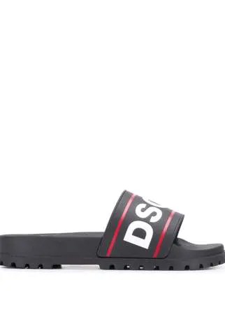 Dsquared2 шлепанцы с логотипом