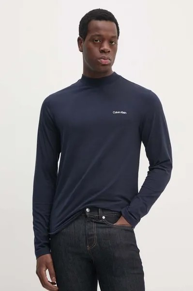 Лонгслив Calvin Klein, темно-синий