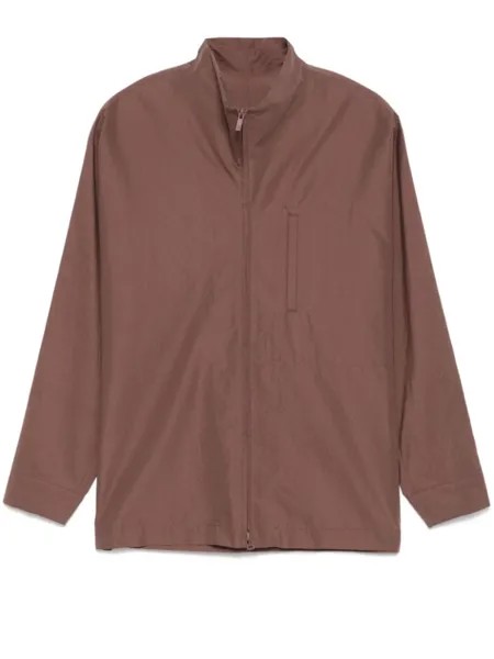 Homme Plissé Issey Miyake рубашка Blank, коричневый