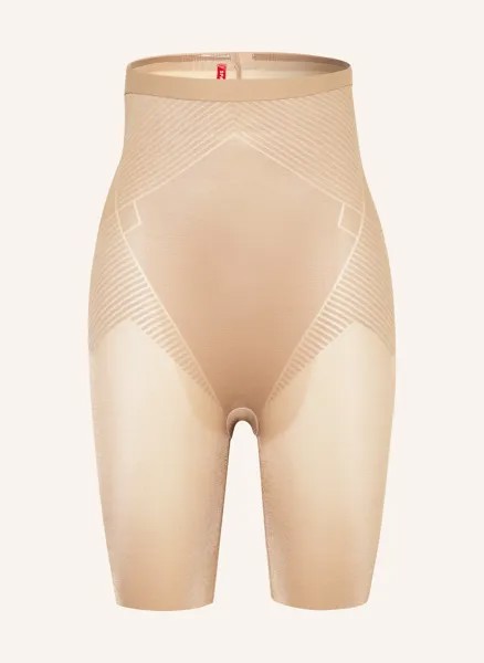 Шорты Shaped Thinstincts 2.0 с завышенной талией до середины бедра Spanx, бежевый
